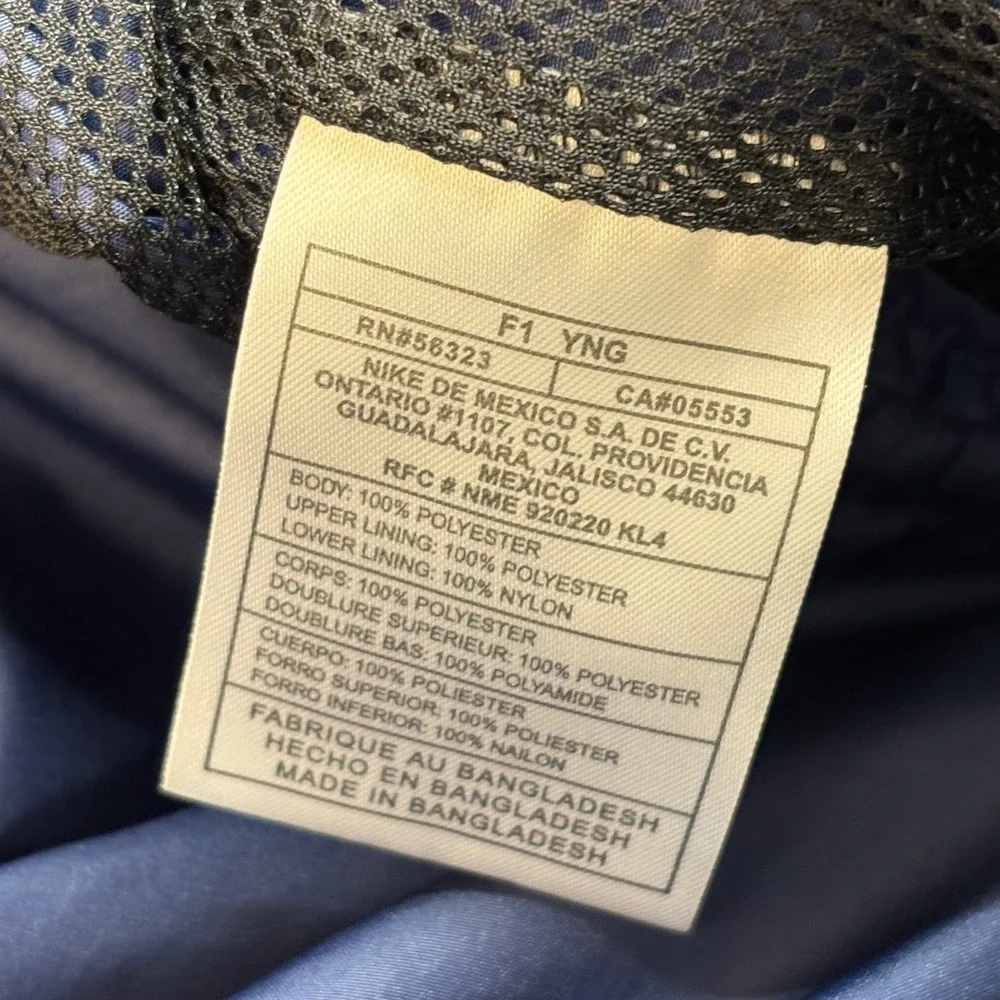 Nike Team Navy Blue Track Pants Athletic Joggers Men's Size XL Vintage Y2K 90s